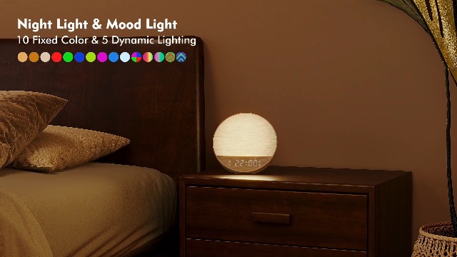 Amazon.com: Tap-to-Snooze Sunrise Alarm Clock with Sound Machine